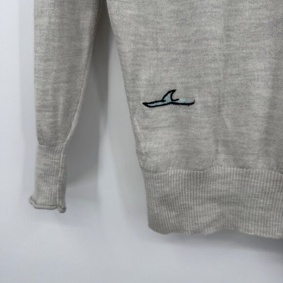 J. Crew Merino wool crewneck sweater in shark woman’s size small lightweight - Picture 6 of 9